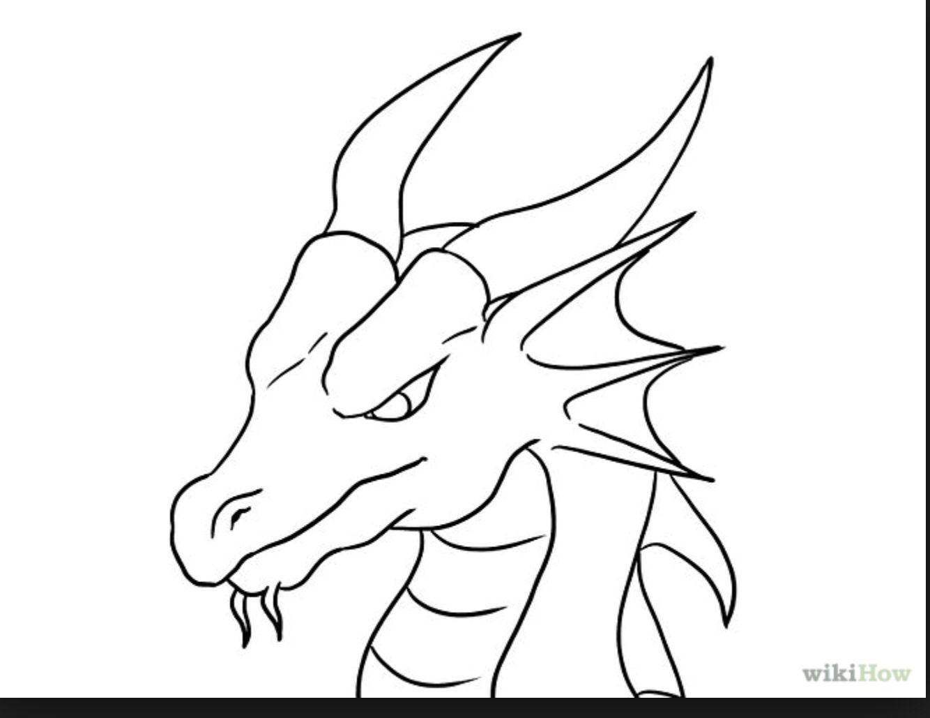 Featured image of post Drawings Of A Dragon Easy