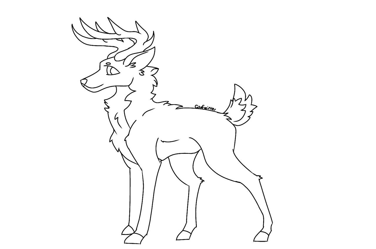 Featured image of post Furry Drawing Base Deer