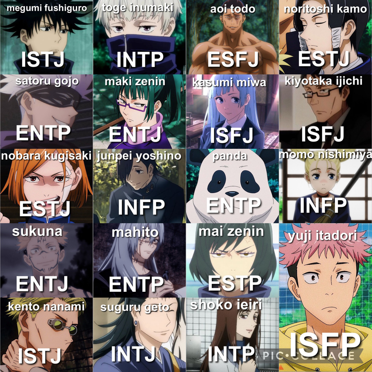 Featured image of post Jujutsu Kaisen Mbti Intj