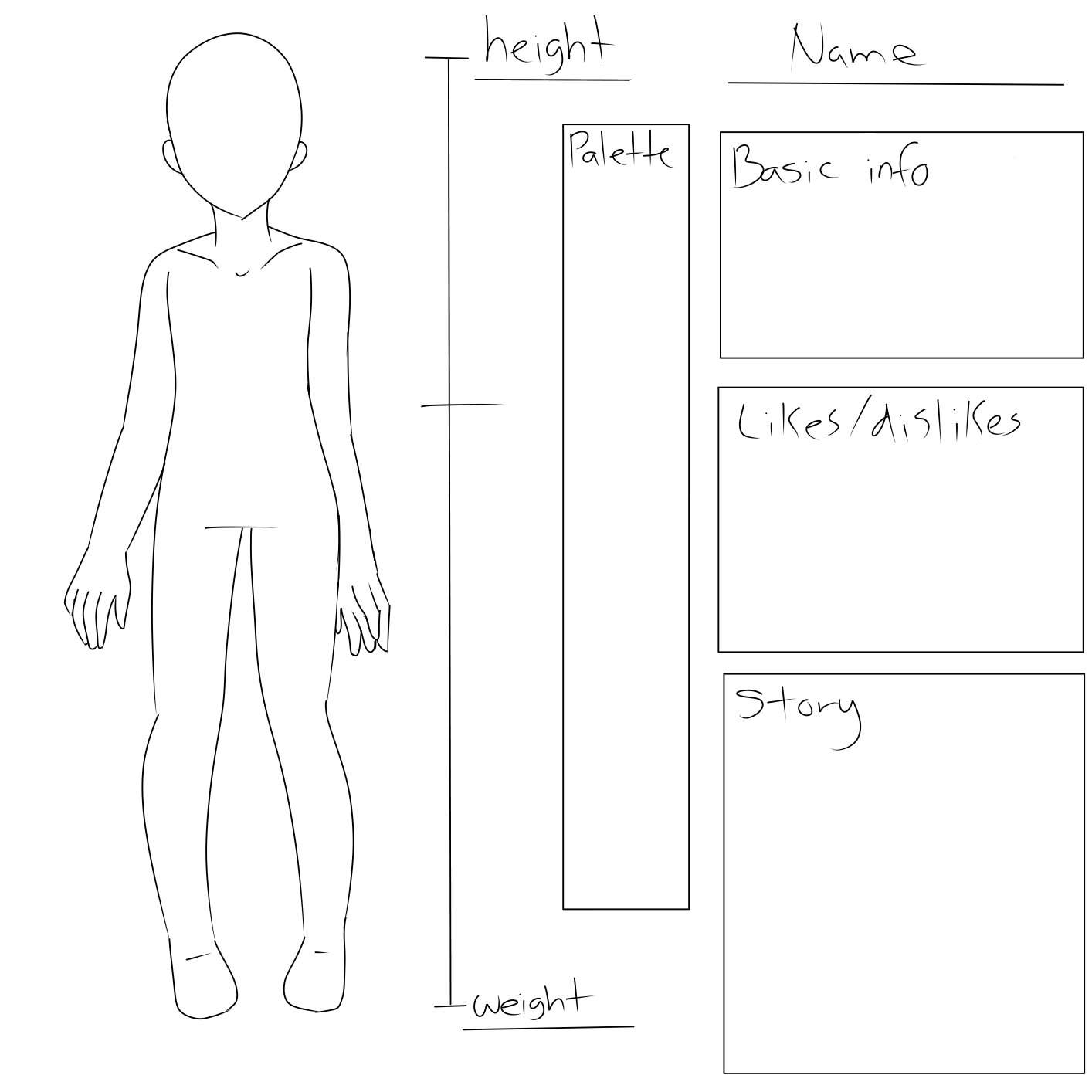 Featured image of post Oc Template Drawing